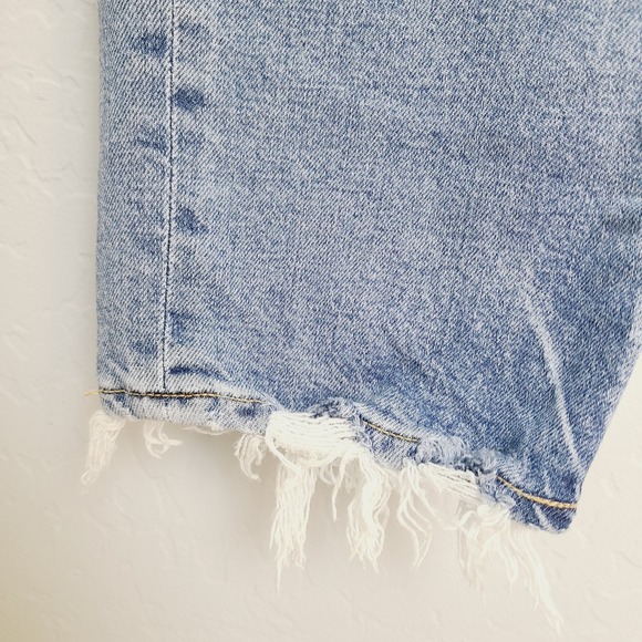 Agolde Straight Leg Jeans in Light Blue Wash - Picture 6 of 13